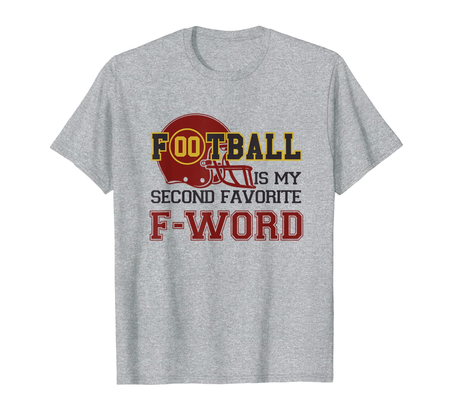 

Football Is My Second Favorite F-Word Men Husband Gag Season T-Shirt, White;black
