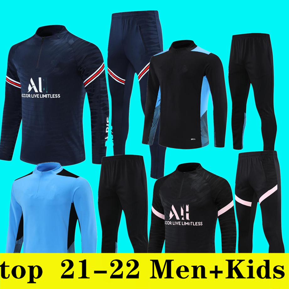 

marseille 21 22 real madrid messi soccer tracksuit tracksuits football training suits kit chandal futbol kids Men boys mens jacket tuta set sets Sportswear, Shorts