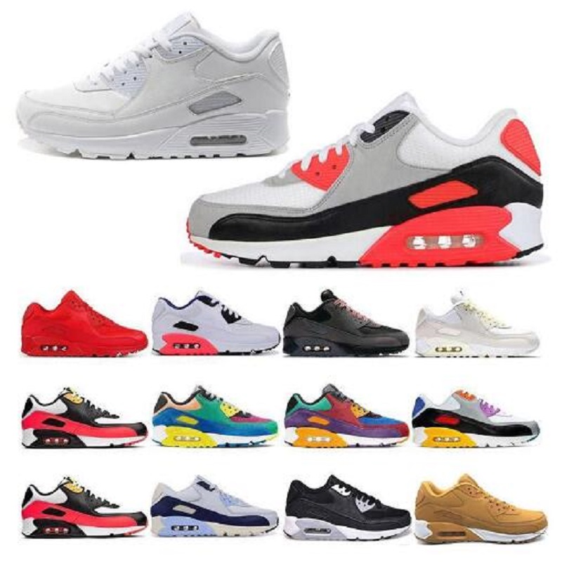 

2022 90s Sports Shoes 90 Men Women Black White Infrared Recraft Royal Denham Outdoor Sneakers Classic Designers Shoe, # 2