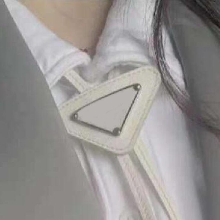 Mens Women Designer Ties Fashion Leather Neck Tie Bow For Men Ladies With Pattern Letters Neckwear Fur Solid