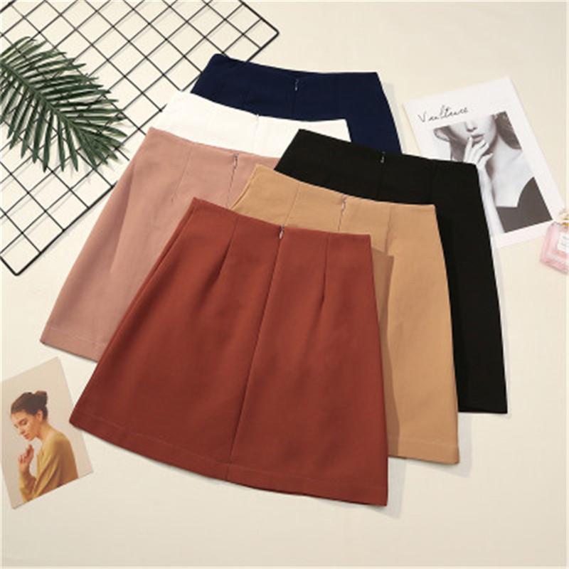 

Skirts Irregular High Waist Skirt Women Korean-Style Fashion Short Sexy Mini Jupe Femme Spring Summer Womens Faldas PZ2601, Black