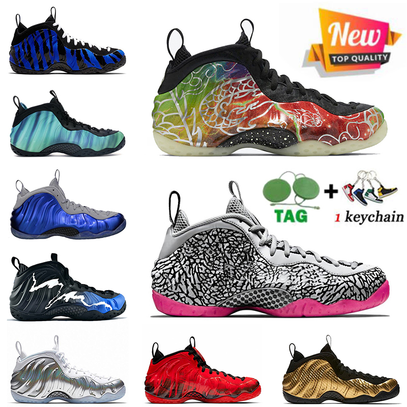 

Top Quality Foam One Men Basketball Shoes Posite Penny Hardaway Black Aurora BEIJING Cracked Lava Chrome Designer Outdoor Sneakers Size 40-47, # cracked lava