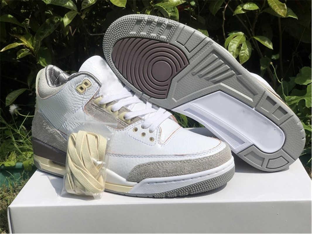 

2021 Release 3 A Ma Maniere 3s Men Outdoor Shoes White Medium Grey-Violet Ore-White DH3434-110 Retros Sport Sneakers