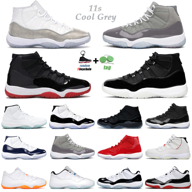 

Newest 11s Cool Grey Basketball Shoes Men Women 11 Jubilee 25th Anniversary Bred Concord 45 Prom Night Legend Blue Varsity Red Mens Trainers Sport Sneakers, Light bone