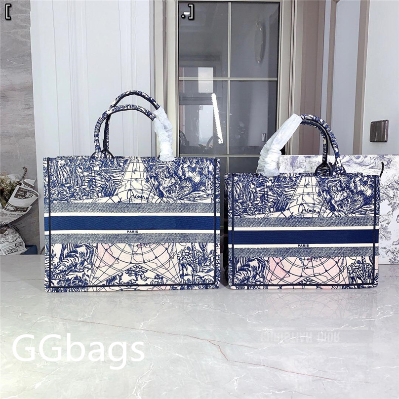 

NEW Designer totes Shoulder Bags women's luxury classic letter printed shopping bag fashion high quality Large Capacity Bucket Send silk scarves