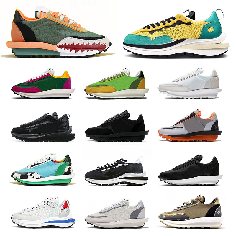 

2021 Sacais Runners Sneakers Vaporwaffle Running Shoes LDV Waffle Daybreak Neptune Green Triple Black White NYC Pigeon Chunky Dunky Men Women Mens Womens Trainers, A23 36-40