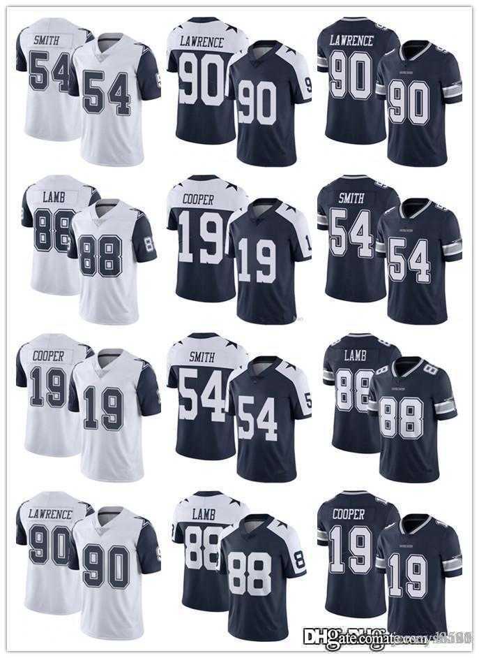 

Men Women Youth DallasCowboysjersey 54 Jaylon Smith 88 Cee DeeLamb 19 Amari Cooper 90 Demarcus Lawrence navy Football Jerseys, Black;red