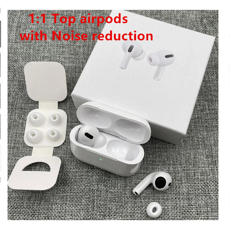 

Air gen 2 3Wirless Earphone earphones Chip Transparency Metal Rename GPS Wireless Charging Bluetooth Headphones Generation In-Ear Detection For Cell Phone, White