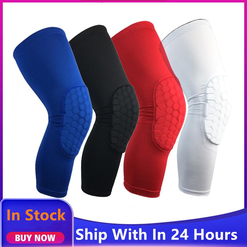 

Unisex Knee Pads Basketball Football Elbow Crashproof Antislip Leg Long Sleeve Protector Gear Outdoor Safety Protection Tool, Black;gray