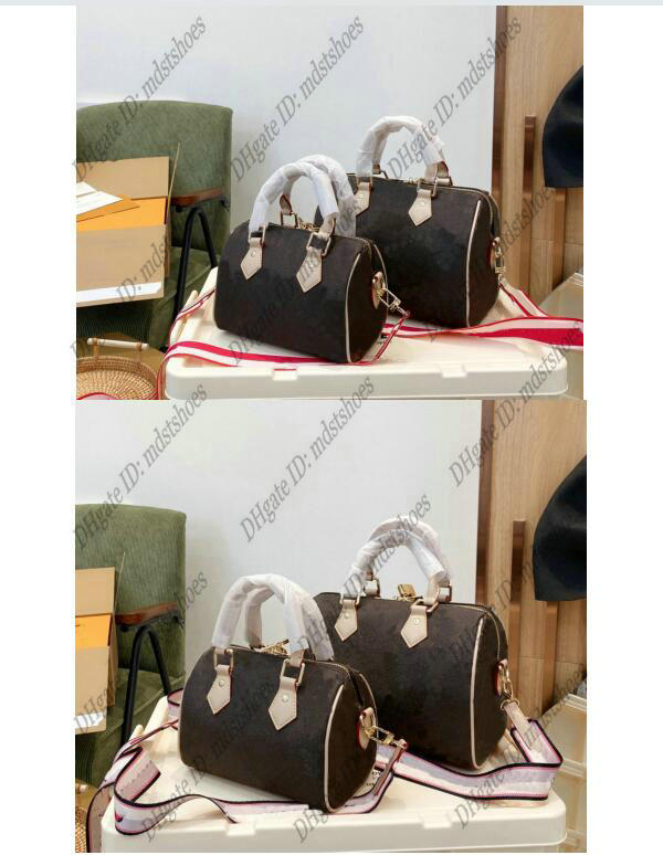 

Nano Speedy Bandouliere 20 25 Mini Boston Bags Favorite Women Designer City Keepal Toron Double handle Bag Cross Body Padlock Retiro