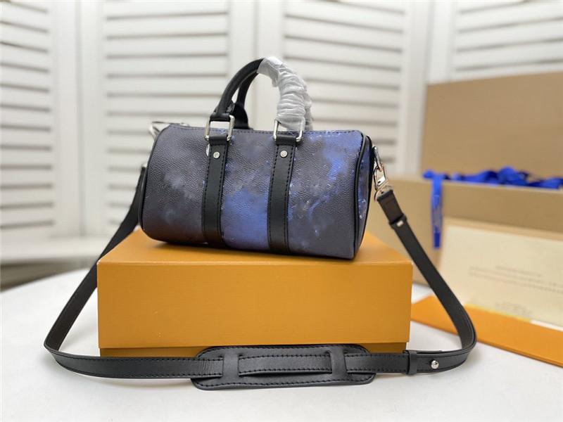 

Designer Luxury Watercolor Keepall XS Blue M45761 Boston Shoulder Bag SIZE:21 12 9CM