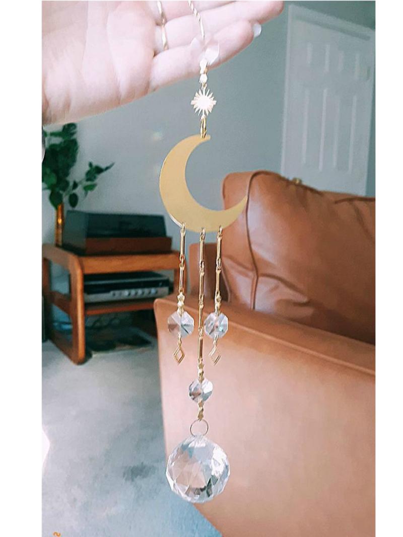 

Large Sun Catcher / Moon Keychains, Silver
