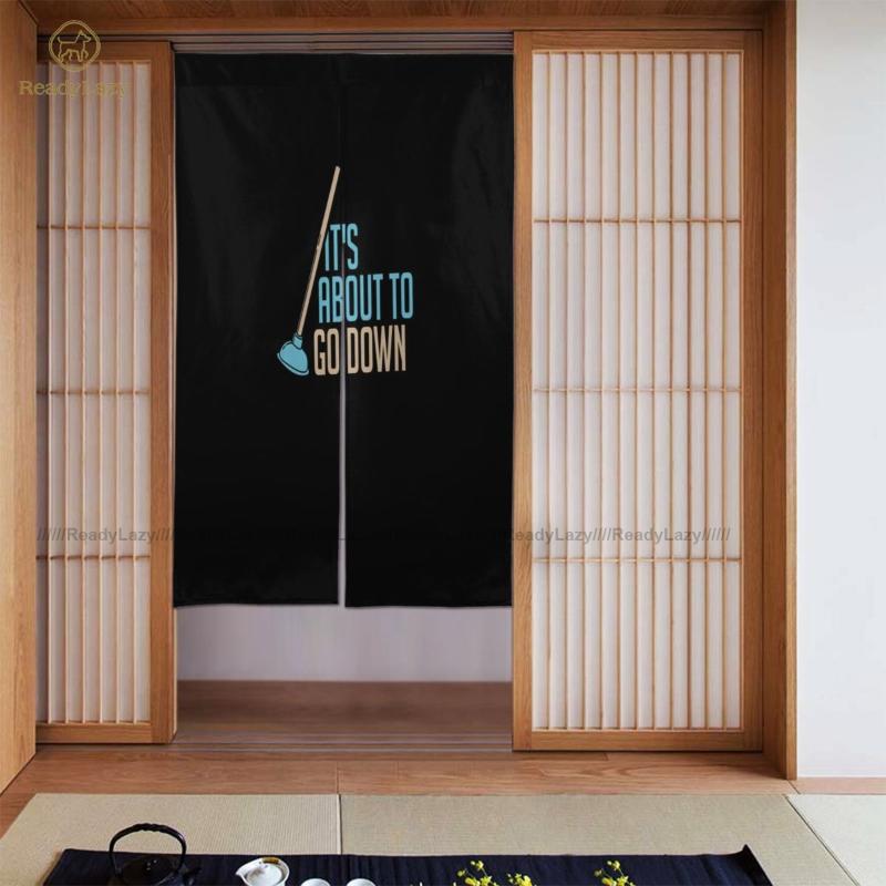 

Plumber Curtains Bedroom Double Door Curtain Block Out Printed & Drapes