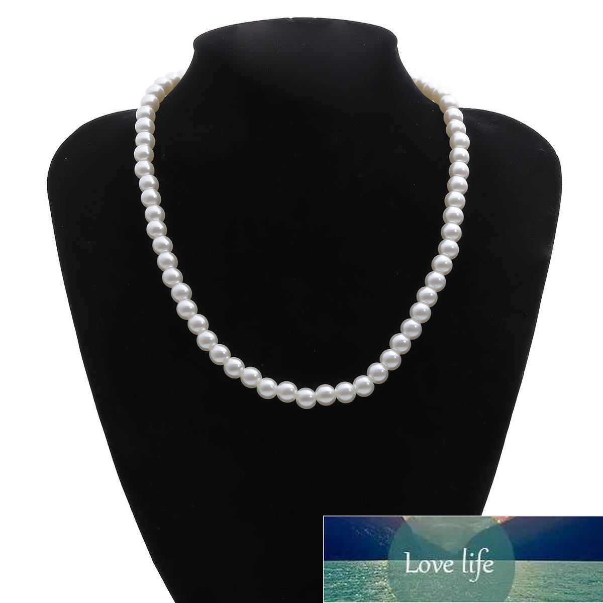 

Pearl Necklaces For Women 8mm Simulated Pearl Chain Necklace Collier Femme Choker Wedding Bridal Jewelry Party Gifts Factory price expert design Quality Latest