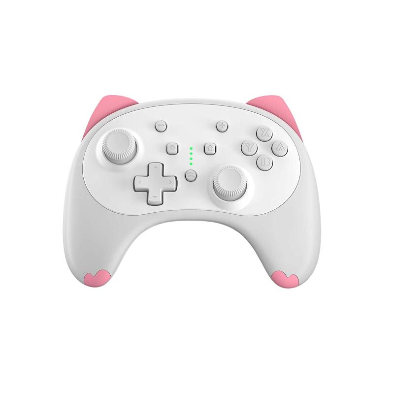 

Cartoon Cat 6-axis Gyro Sensor Wireless Gamepad For Switch/Lite Controller Game Controllers & Joysticks