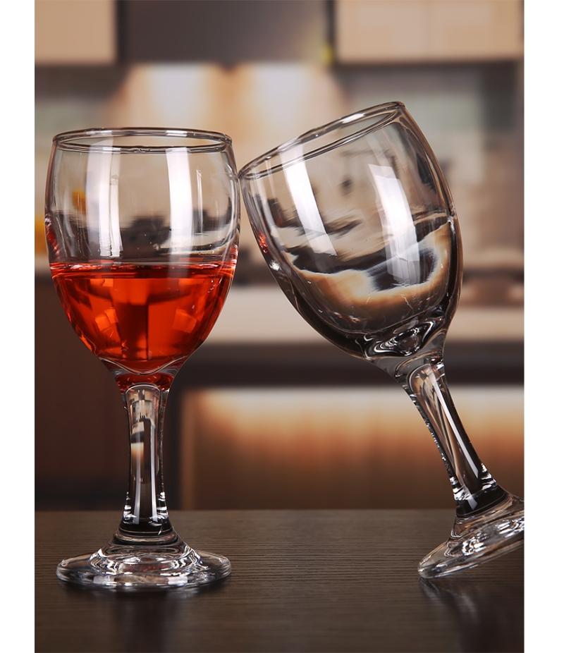 

Thickened Glass Wine Cup Set Goblet 6 Foreign Family El Gift Giving The Glasses