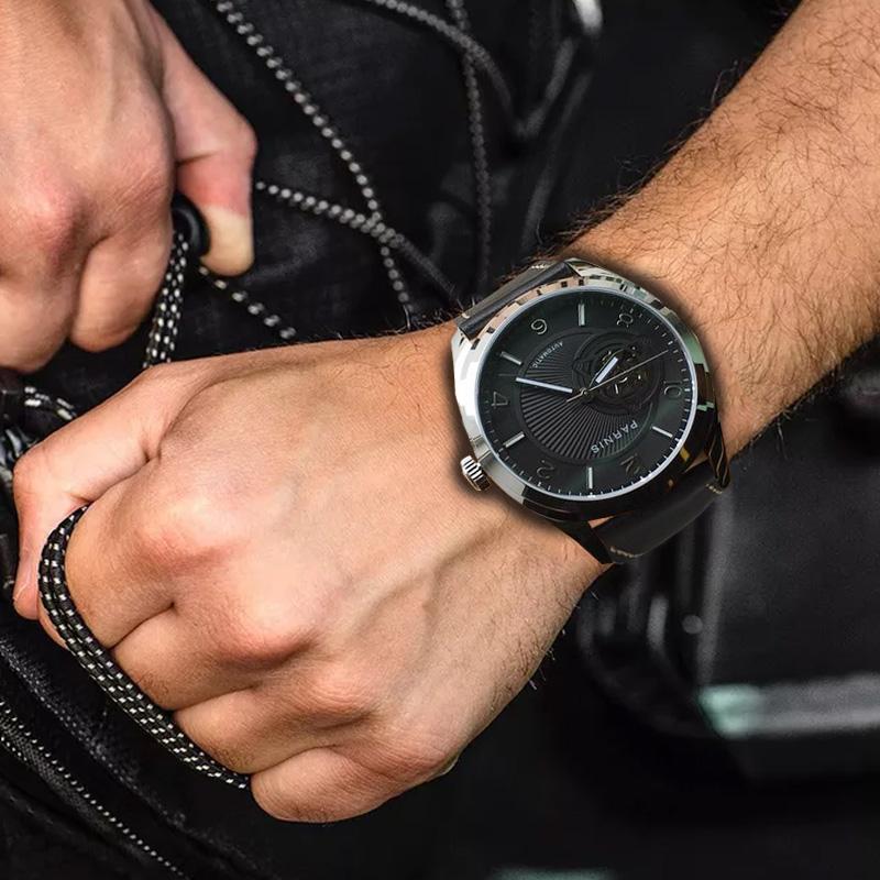 

Wristwatches Mechanical Men Watches Automatic Men's Watch Fashion Casual Sapphire Crystal 50m Waterproof Clock NH38 PA6080, Gold