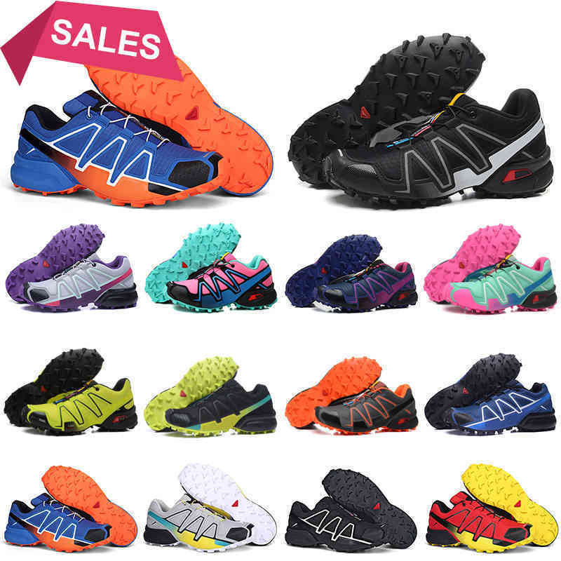 

{Athletic}Newest Discount Speed Cross 3 CS Trail Running Shoes Mens Speedcross 4 Sneakers Women Trainers Hiking Zapatos 36-46, Item #37 40-46