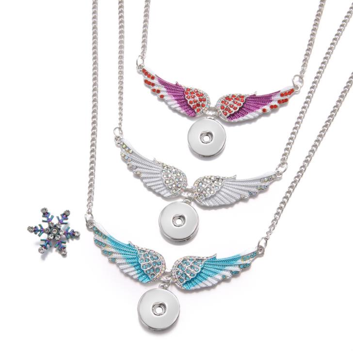 

Pendant Necklaces & Pendants Jewelry Interchangeable 245 Dreamcatcher Necklace Fit 12Mm 18Mm Buttons Women Charm With Iron Chain Gift Drop D