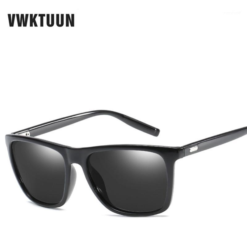 

Sunglasses VWKTUUN Polarized Men Square Driving Sport Sun Glasses For Male Brand Designer Unisex Travel Eyewear Mirror