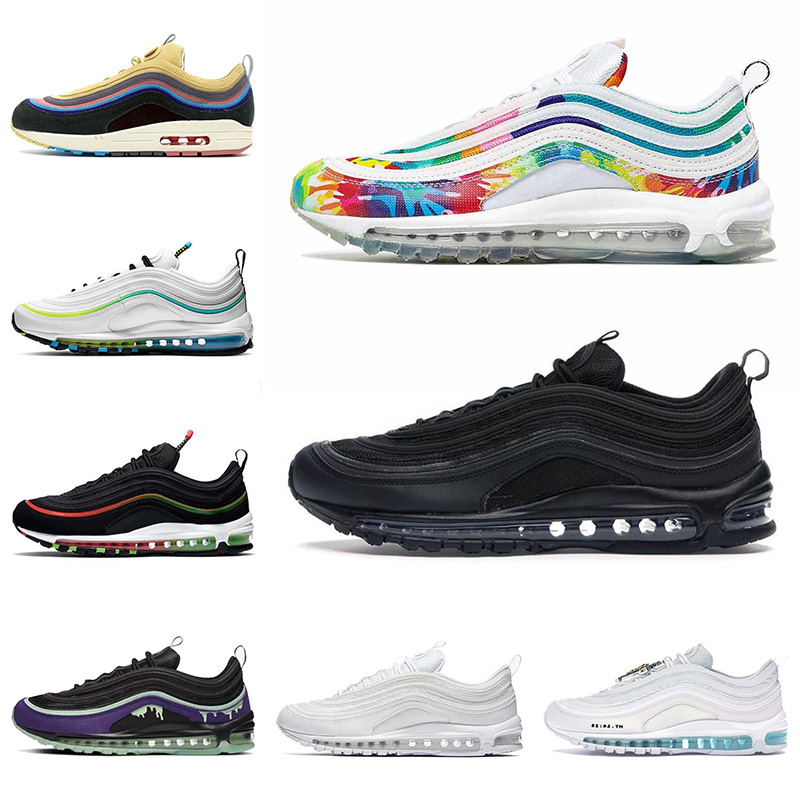 

2021 Top Quality Running Shoes Mens Womens Halloween MSCHF x INRI Jesus All Black White Silver Bullet Rainbow Women Sports Sneakers Trainers, B2 laser fuchsia 36-45