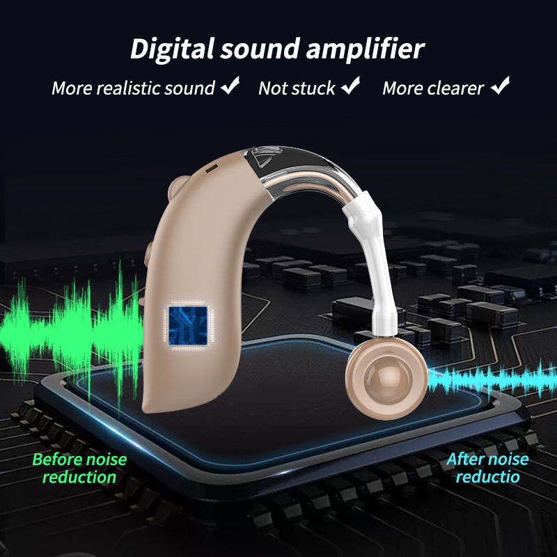 

Bluetooth Hearing Aid Rechargeable Hearing Aids Mini BTE Invisible USB Ear Aid Sound Amplifier For The Elderly Care Deaf peopleScouts