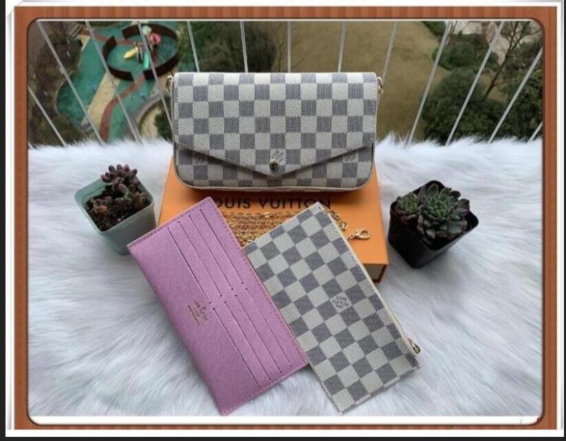 

Low price LVLOUISVITTON BagVUTTON chain bag for women classic shoulder bages clitch handbag Envelope bagss crossbody p, Red;black