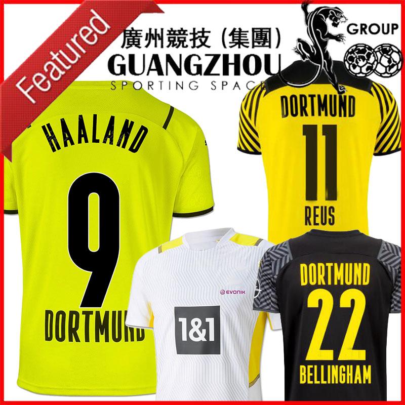 

HAALAND BELLINGHAM Soccer Jersey Borussia 2021 2022 Player Version DOrtMUnd Kids Kit Infants 21 22 REYNA REUS BRANDT Football Shirt Training Uniform Home Away Third, Kids away league patch