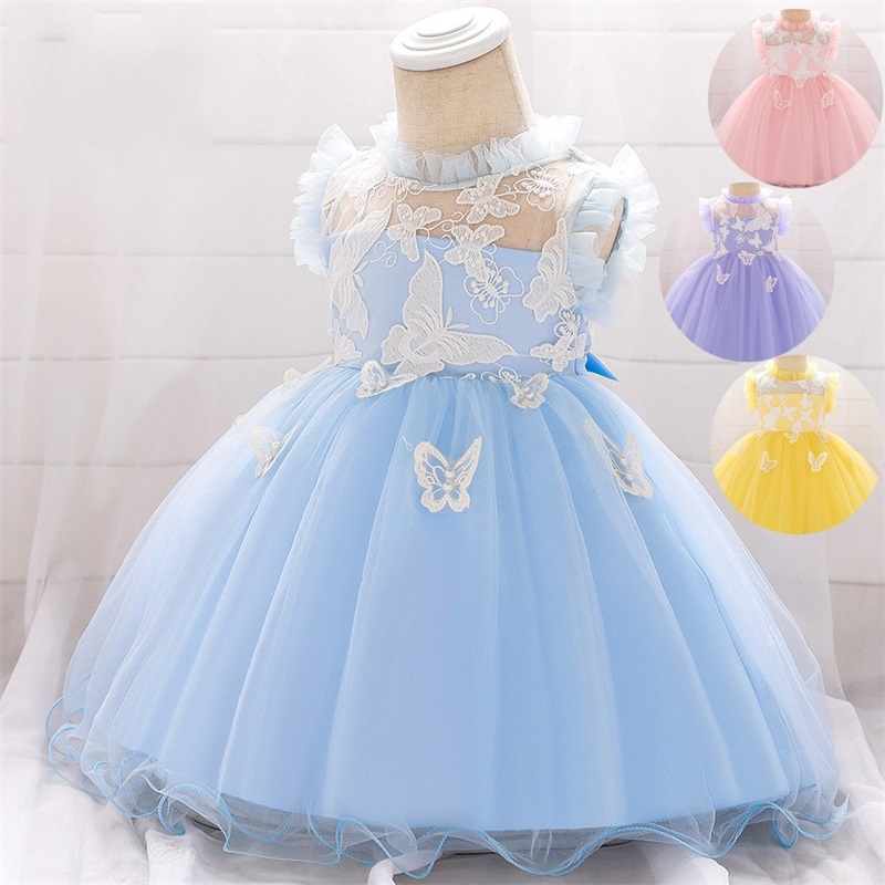 

Baby Princess Dress For Baby Christening 1st Year Birthday Dress  Baby Girls Party and Wedding Dress Infant Clothes Q1223 169 Z2, White