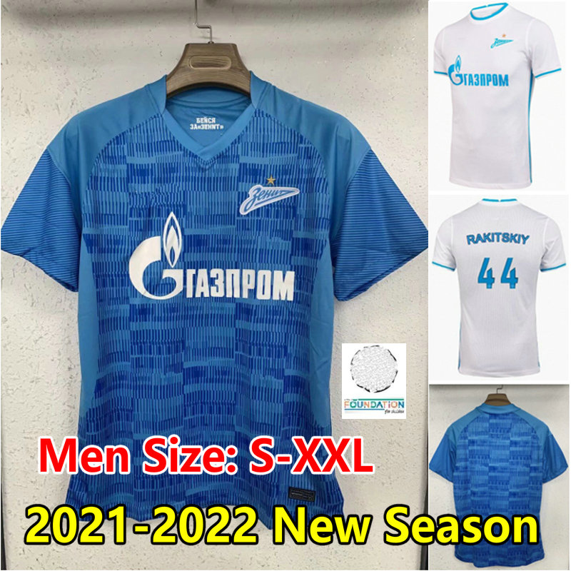 

21 22 FC Zenit St. Petersburg soccer jersey 2021 2022 Malcom Rigoni Dzyuba Azmoun Lovren football shirt adult men maillots de foot, Black;yellow