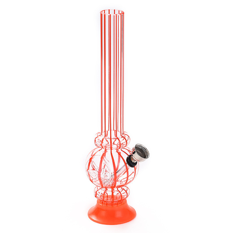 

Portable Acrylic Water Pipe 21CM Striped Acrylic glass Pipes
