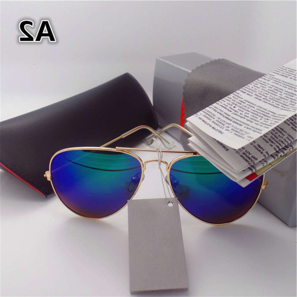 

sunglasses Fashionable sun frames Men Sunglasses Mirror High Women Polit quality UV400 Fashion Vintage Sport Sun glasses With box and cases, Black