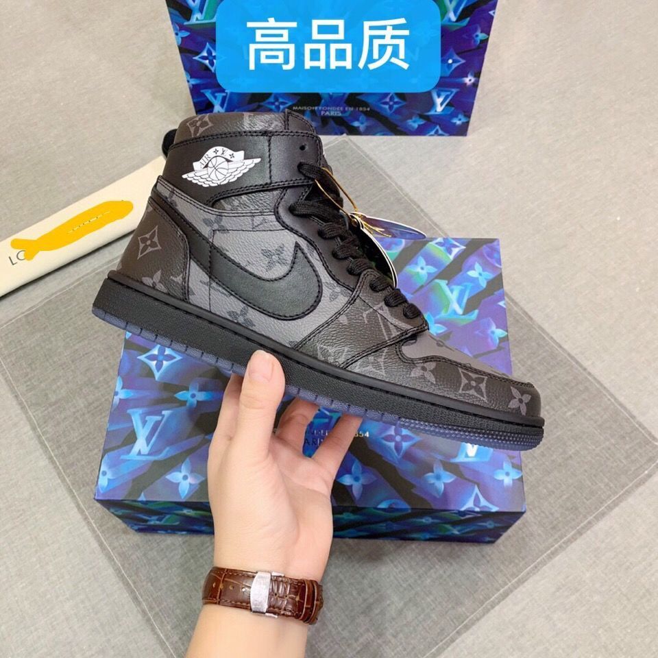 

LVLOUISVITTONVUTTON Luxury Designer Brand Mens Shoes Classic High Top Fashion Sports Sneakers #2370-001