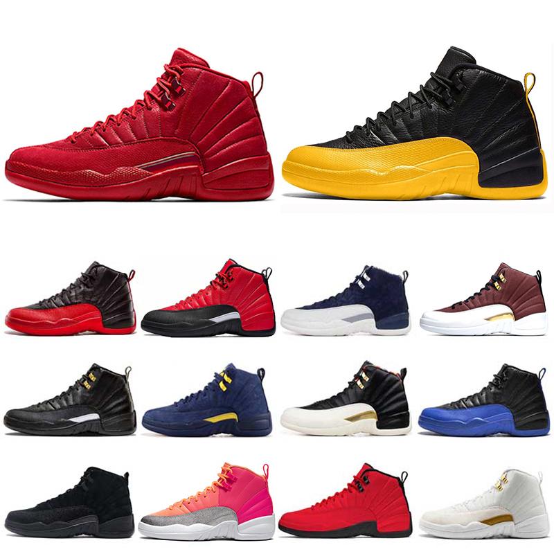 

2022 Top 12 basketball shoes 12s mens sports sneakers Royalty Taxi university gold indigo black dark concord CNY cherry gym red high trainers Outdoor Sneakers, Box