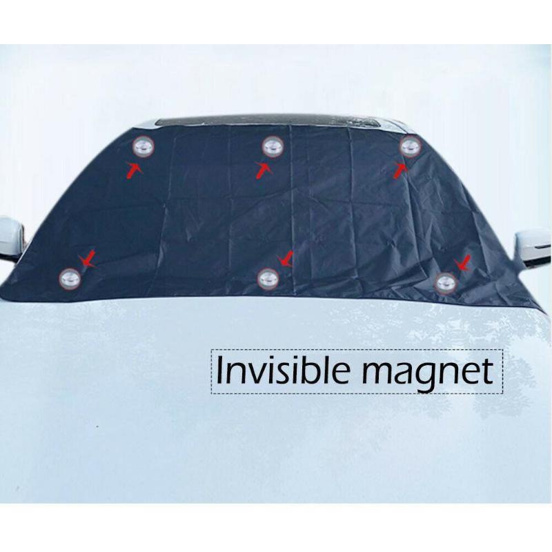 

Car Sunshade 1Pcs Tarp Ice Scraper Frost Dust Removal Truck Van SUV Sun Windshield Cover Windscreen Front Waterproof L7X8