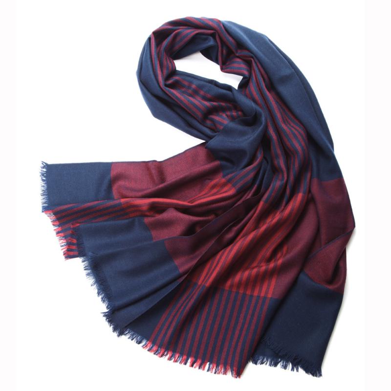 

Hats, Scarves & Gloves Sets -Custom-made Pure Wool Lattice Scarf SWR0145 Mercerized Ladies Autumn And Winter Shawl