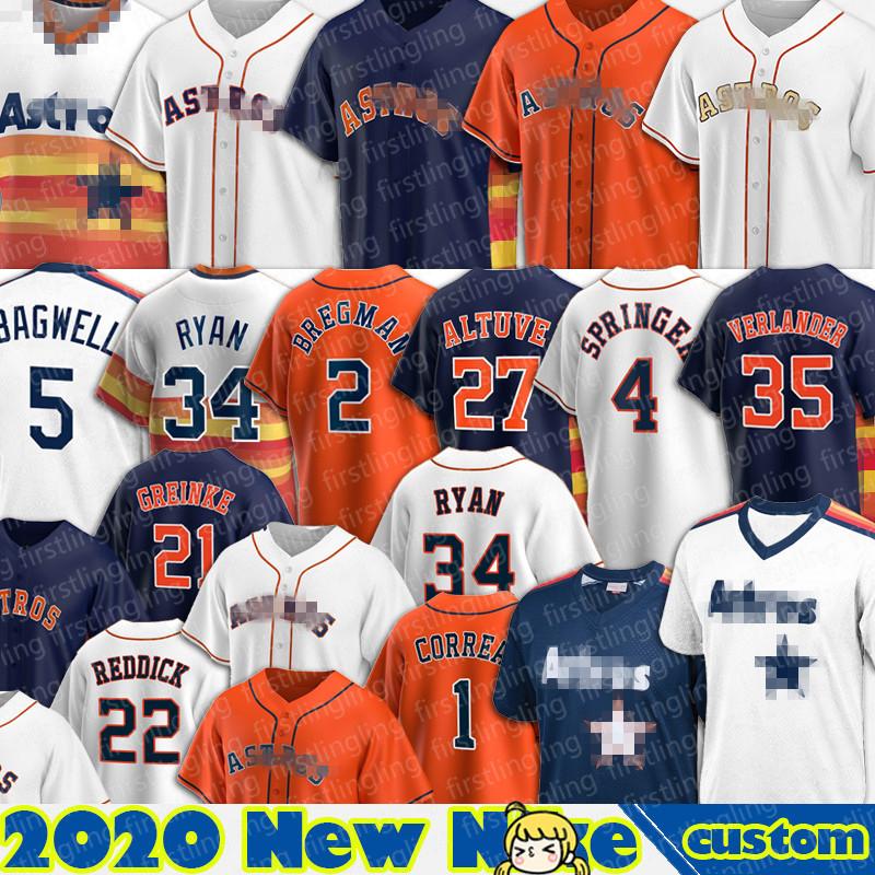 

NCAA Astros Jose Altuve Houston Alex Bregman George Springer Jeff Bagwell Zack Greinke Carlos Correa Justin Verlander Jersey Baseball Michae, Blue;black