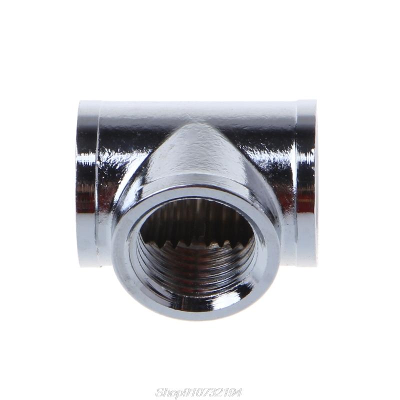 

Shape Tee Splitter 3 Way Connector G1/4 Thread Computer Water Cooling Fitting Oct Drop Fans & Coolings