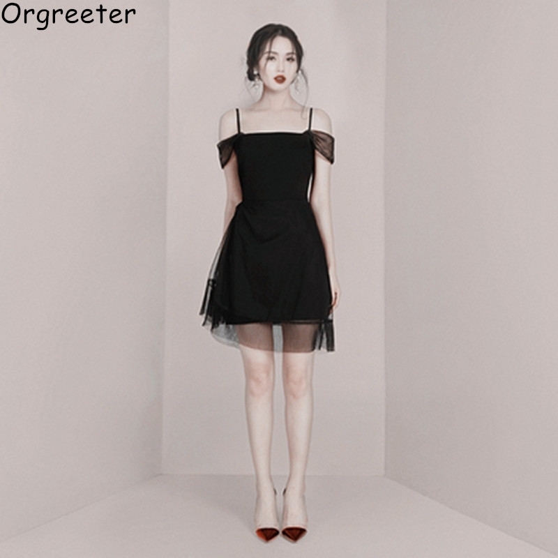 

Fashion Celebrity Sexy Women Spaghetti strap Strapless Backless bodycon dress night Club Party Dresses wholesale 210525, Black