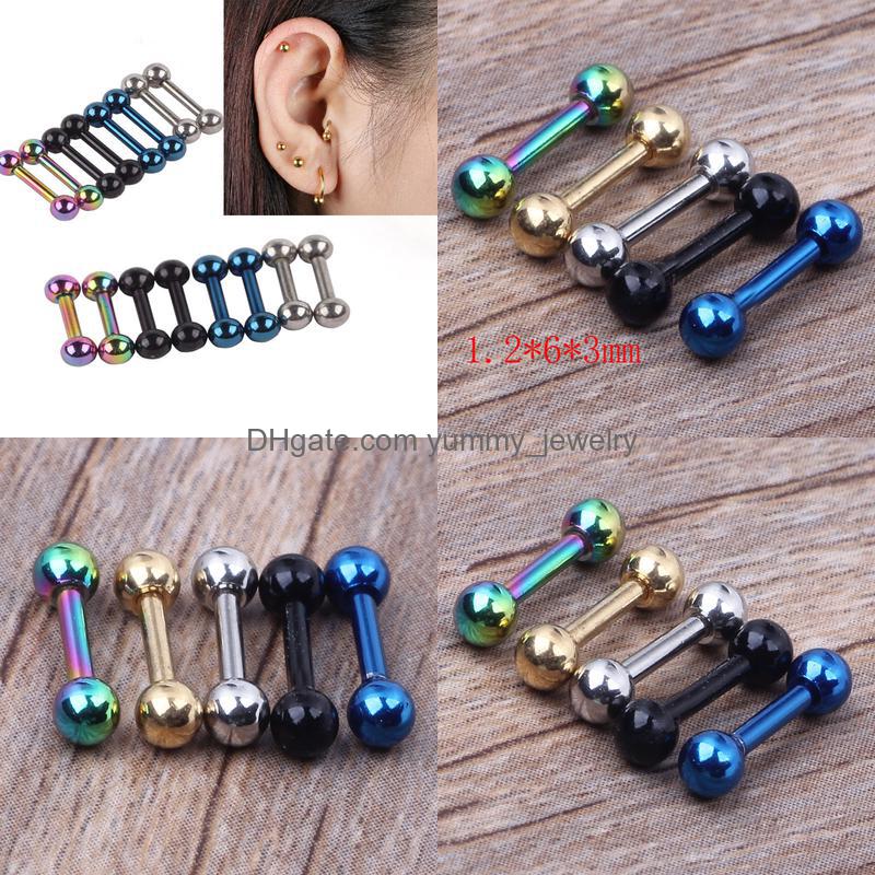 

Plugs Tunnels Stud Ear Cartilage Tragus Yummyjewelry 10 Alear Earrings jllTaE