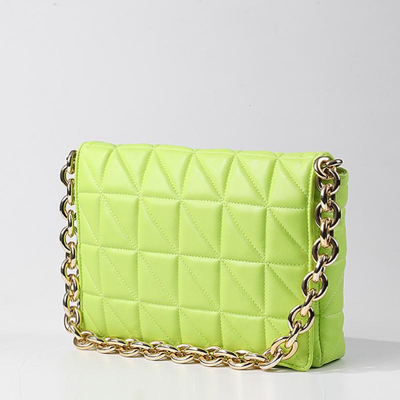 

Evening Bags Women Fashion Exquisite Shoulder Bag Casual Design Messenger Women's Leather Single Color Chain Handbag, Purple