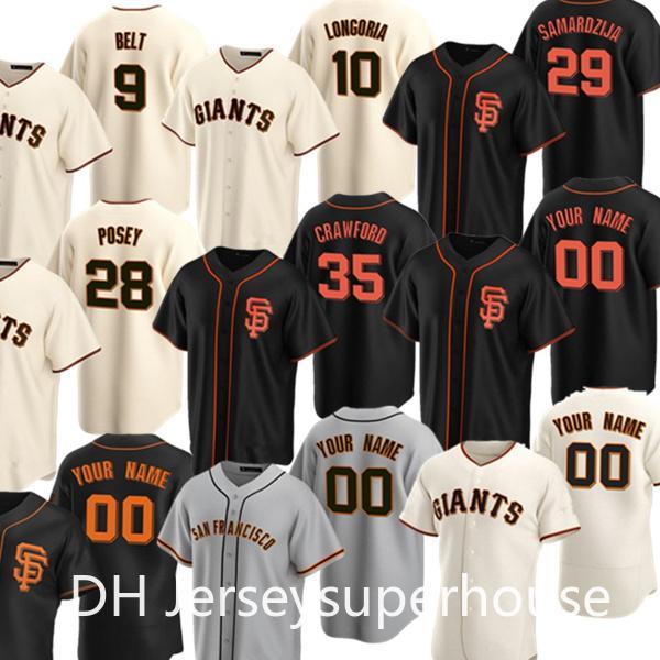 

2021 Crawford Yastrzemski Posey Rodriguez 25 Barry Bonds 40 Madison Bumgarner 47 Johnny Cueto Samardzija McCutchen Sanchez baseball jersey, Blue;black