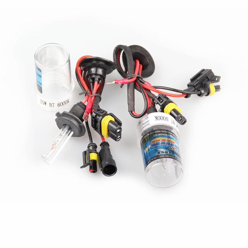 

Car Headlights 1 Pair 35W H7 12V Light Replacement For Headlight Lamp 4300K 6000K 8000K Metal Ceramic Base Hid Kit