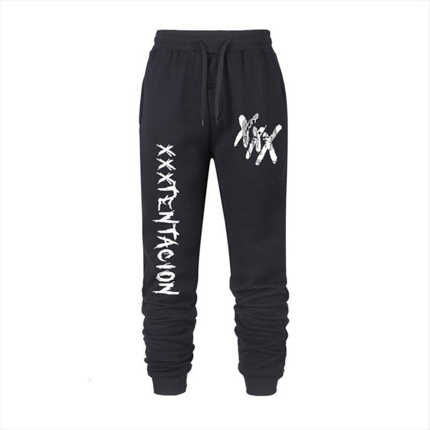 

trousers streetwear hip hop xxxtentacion women pant casual fitness joggers sweatpants fleece sportswear 3xl, Black