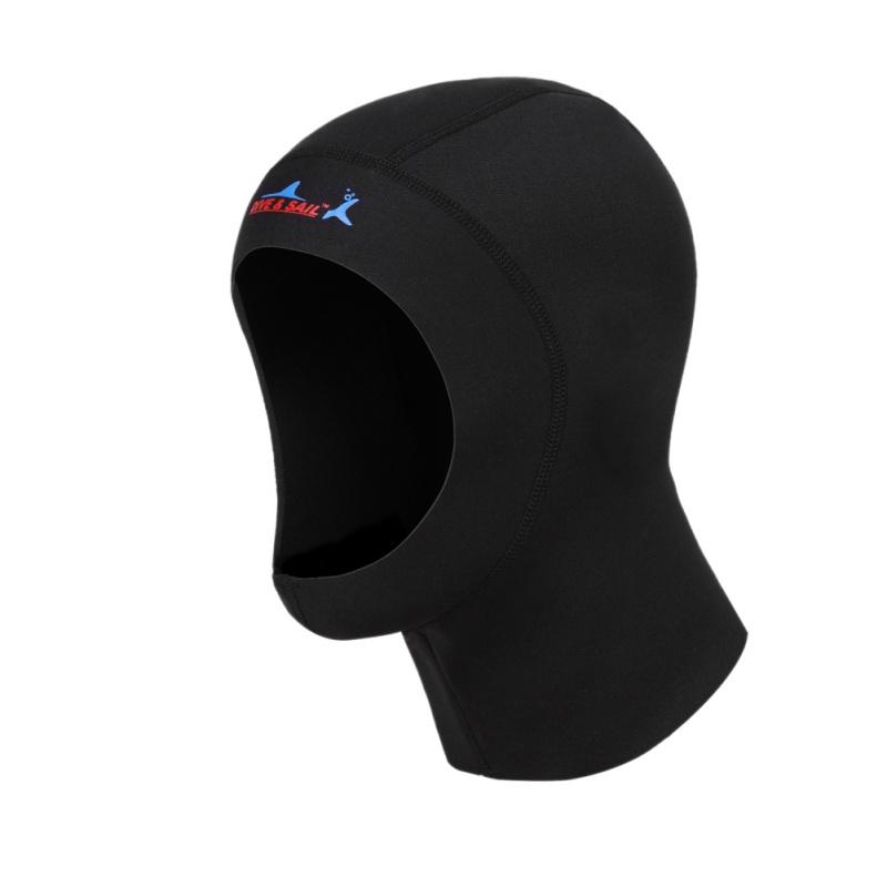 

3mm Neoprene Protect Hair Swimming Hat Scuba Diving Cap With Shoulder Snorkeling Equipment Hood Neck Cover Swim Warm Wetsuit Caps