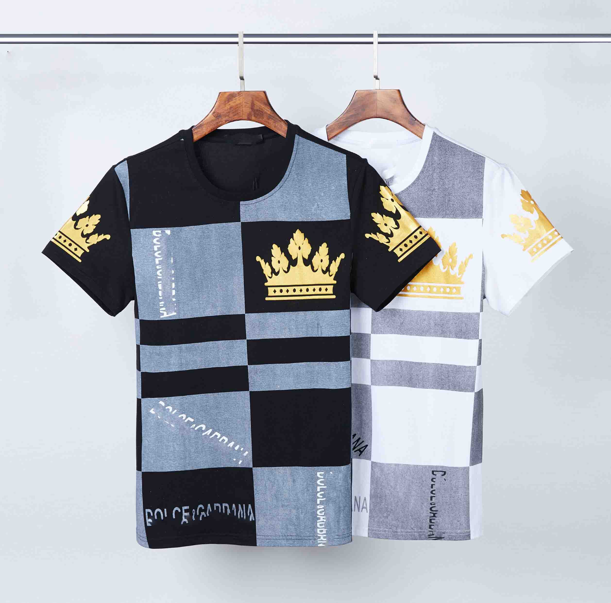 

2021 Men designer women T-shirt Fashion trend men's casual street ladies breathable T-shirt Luxury wholesale high-quality 100% cotton M-3XL, White;black