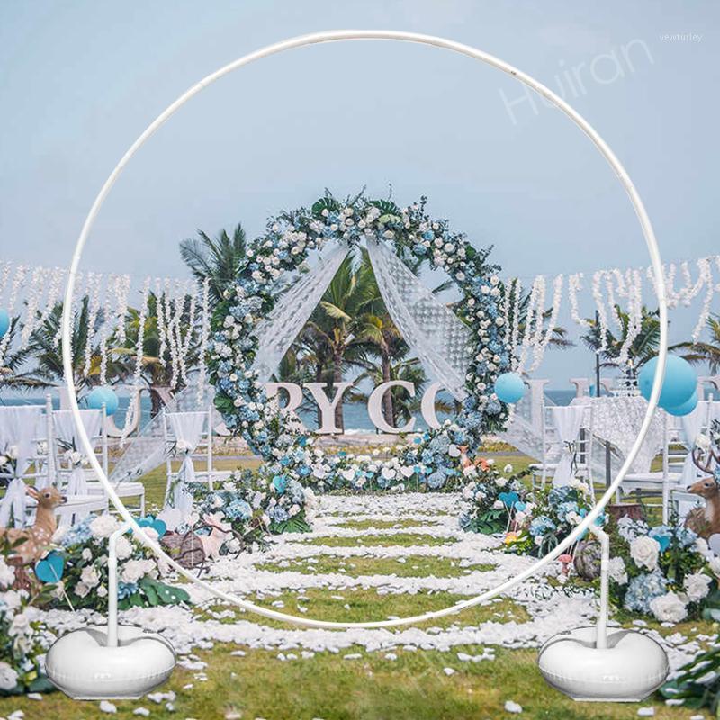 

Party Decoration Circle Wedding Arch With Stand Balloon Holder Birthday Kids Baby Shower Column Accessories