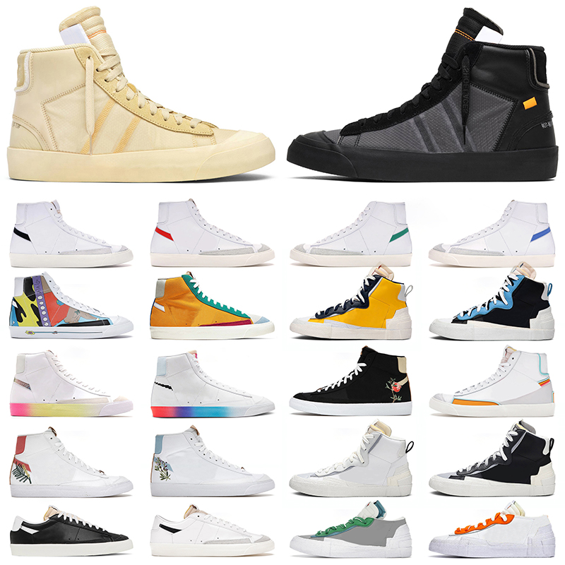 

Casual Shoes Blazer Mid 77 Men Women Vintage All Hallows Eve Black White Mutil Color Maize Navy Blue Grey Catechu Indigo Thermal Habanero Red Mens Sneakers Size 36-45, #16 popcorn 36-45
