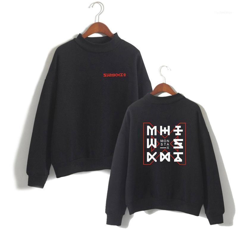 

Men's Hoodies & Sweatshirts 2021 Monster X Men Print Sweatshirt Women Pullovers Kpop Korean Style Fashion Cool Casual Sudadera 1, A8748