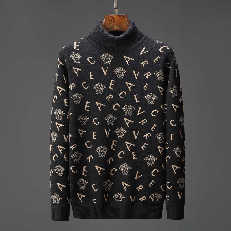 

2021 Autumn Winter Black Sweaters Men Fashion Long Sleeve Letter Print Couple Sweaters Loose Pullover Designers Sweaters M-XXXL